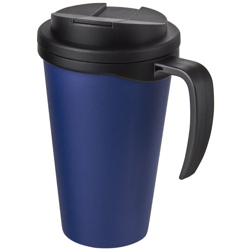 Mug isolant 350ml personnalisable Americano® Bleu / Noir